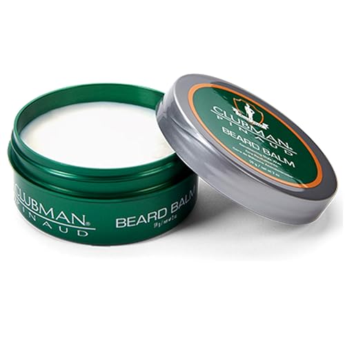 Clubman Pinaud Beard Balm - Frizz Control & Hydration, Non-Comedogenic - 2oz