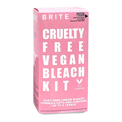 BRITE Hair Dye Bleach Kit - Vegan, Ammonia-Free, Low Odor, Gentle Formula - 8.4 oz