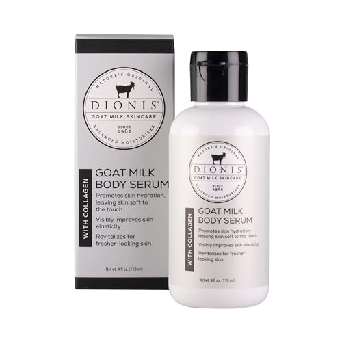 Dionis Goat Milk Body Serum - Intense Hydration, Collagen Boost, Nourishing Formula - 4oz