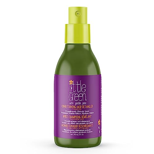 Little Green Kids Hair Detangler - Nourishing Leave-In Formula, Hypoallergenic - 8oz