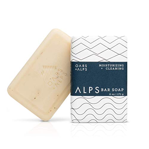 Oars + Alps Men's Bar Soap - Deeply Moisturizing with Shea Butter & Juniper, TSA Approved - 6oz