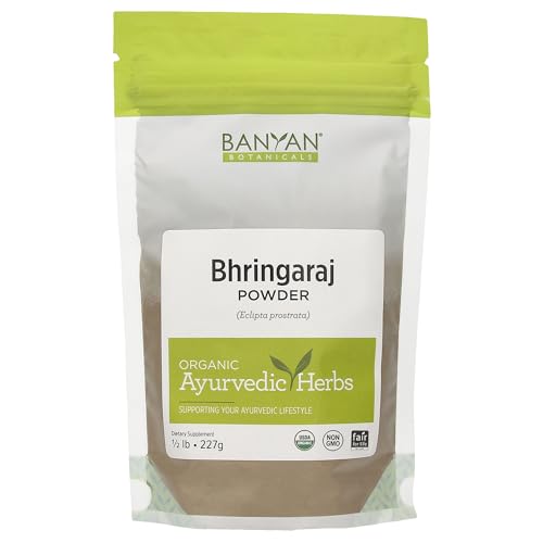 Banyan Botanicals Hair Growth Powder - Promotes Healthy Hair & Calm Mind - ½ lb, Non-GMO Vegan