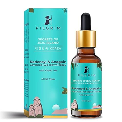 Pilgrim Hair Growth Serum - Boosts Thickness & Density, Natural Ingredients - 50ml