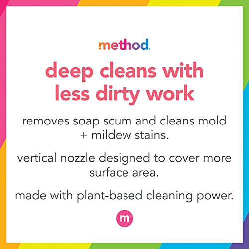 Method Bathroom Cleaner - Removes Mold & Mildew, Plant-Based, Eucalyptus Mint - 28oz (Pack of 4)