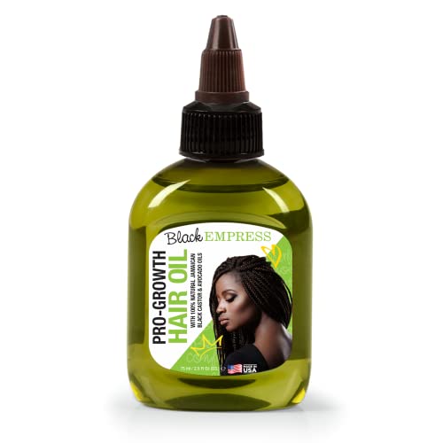 Black Empress Hair Oil - Boosts Growth & Thickness, Nourishes with Castor & Avocado - 2.5 oz