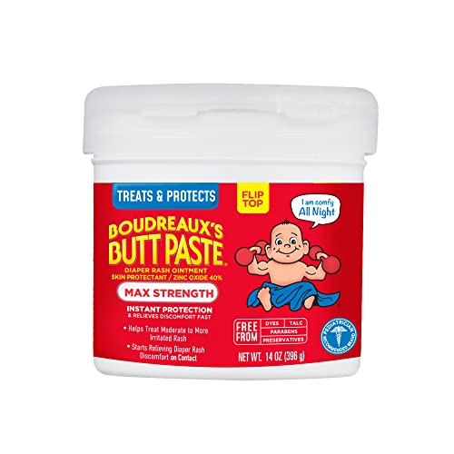 Boudreaux's Butt Paste Diaper Rash Cream - Fast Relief, Pediatrician Recommended - 14 oz