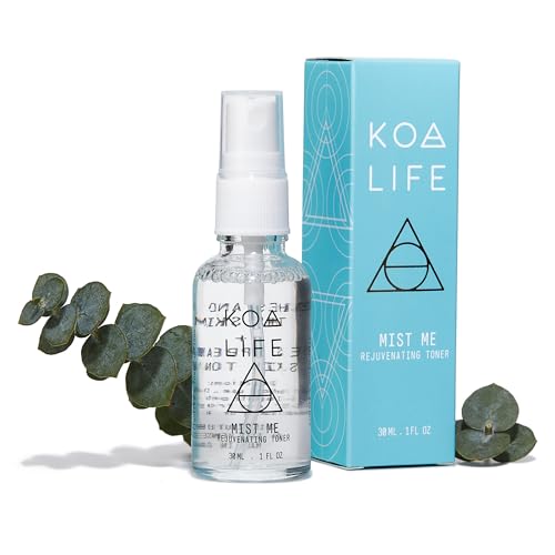 KOA LIFE Mist Me Rejuvenating Toner - Hydrating, Anti-Aging, Vegan, Witch Hazel - 1 FL OZ