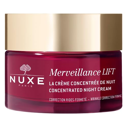 NUXE Merveillance Lift Night Cream - Anti-Aging, Hydrating, Vegan, 97% Natural - 1.7 Fl. Oz.