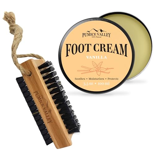 Pumice Valley Foot Balm - Relieves Dry, Cracked Feet, 100% Natural Ingredients - 3.5 Oz