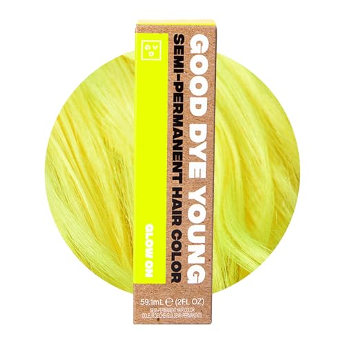 Good Dye Young Semi-Permanent Hair Dye - UV-Protective, Conditioning Color, PPD-Free - Blue Ruin