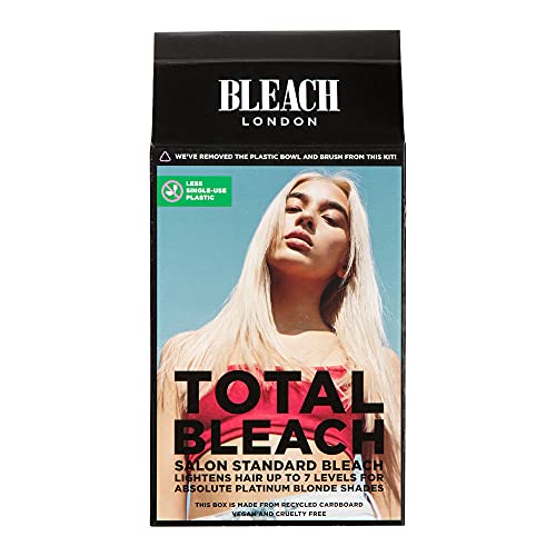 BLEACH LONDON Total Bleach Kit - Platinum Blonde Lightening, Vegan & Cruelty-Free - 1 Kit