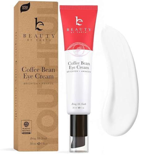 Caffeine Eye Cream - Reduces Dark Circles & Puffiness, Hydrating with Glycerin & Vitamin E - 0.5oz