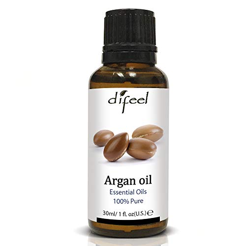 Difeel Argan Oil Essential Oil - Moisturizes Skin, Reduces Blemishes, Lightweight - 1oz