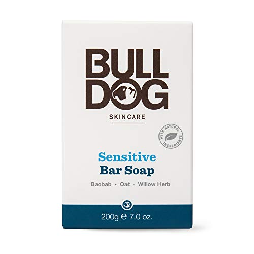 BULLDOG Bar Soap - Moisturizing, Fragrance-Free, Gentle for Sensitive Skin - 7oz