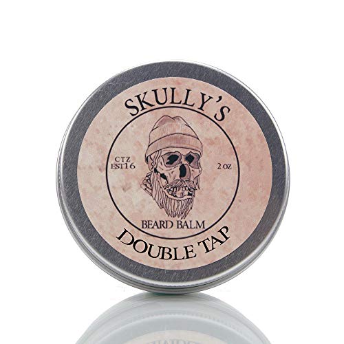 Skully's Beard Balm - Deep Conditioning & Medium Hold, Fresh Barbershop Scent - 2 oz