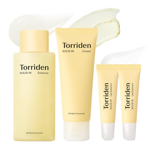 Torriden SOLID-IN Ceramide Skin Care Set - Hydrates, Nourishes, Vegan, Cruelty-Free - 3 Items