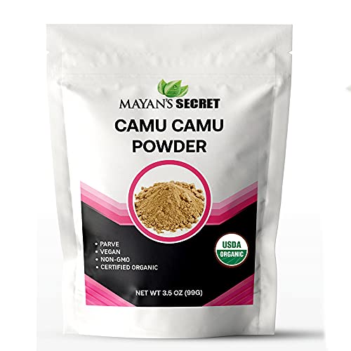 Mayan's Secret Camu Camu Powder - Immune Boosting Vitamin C, Non-GMO, Vegan - 3.5 oz