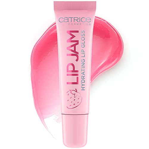 Catrice Lip Jam Hydrating Lip Gloss - Moisturizing, Non-Sticky, Vegan - 020 Strawrr Baby