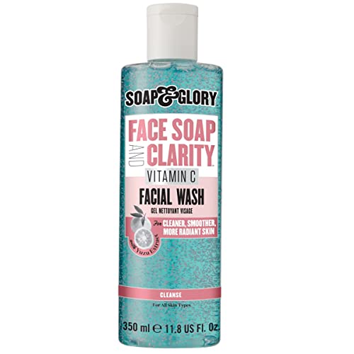 Soap & Glory Face Wash - 3-in-1 Exfoliating, Hydrating with Vitamin C - 350ml