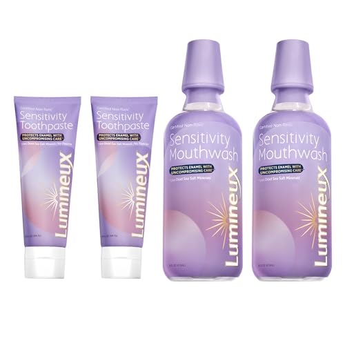 Lumineux Dental Care Kit - Clinically Proven for Sensitive Teeth, Non-Toxic & Fluoride Free - 2X Set