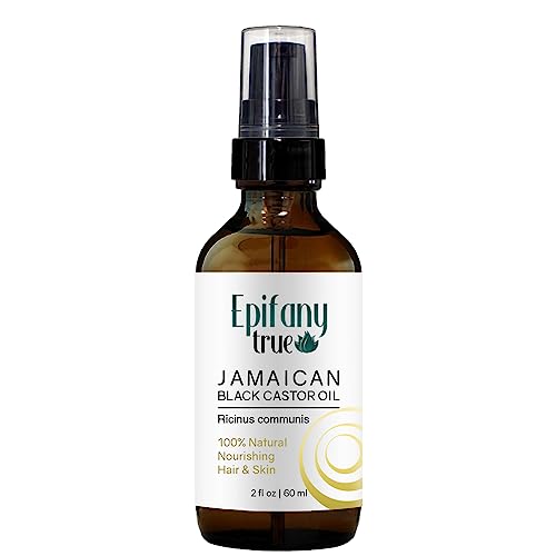 Epifany Jamaican Black Castor Oil - Promotes Hair Growth, Nourishes Skin & Strengthens Nails - 2oz