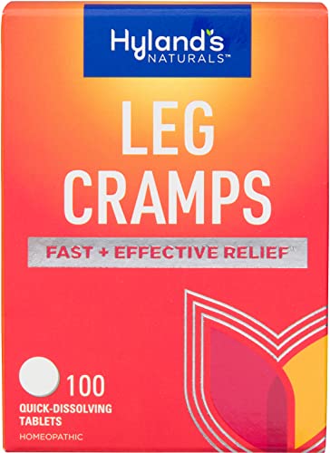 Hyland's Leg Cramp Tablets - Natural Relief for Leg & Foot Cramps, Quick Dissolving - 100 Count