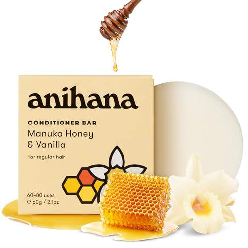 ANIHANA Conditioner Bar - Nourishing Manuka Honey & Vanilla, Paraben Free - 2.1 oz