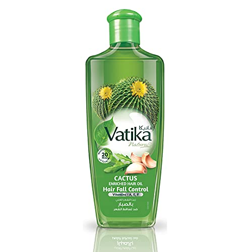Dabur Vatika Naturals Hair Oil Serum - Nourishing, Moisturizing, Strengthening - Cactus, 200ml