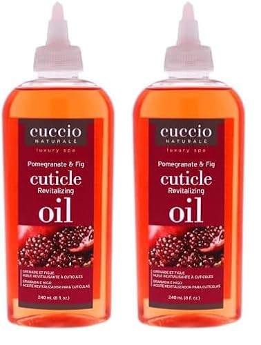 Cuccio Naturale Revitalizing Cuticle Oil - Hydrates & Repairs Cuticles, Pomegranate & Fig - 2 Pack