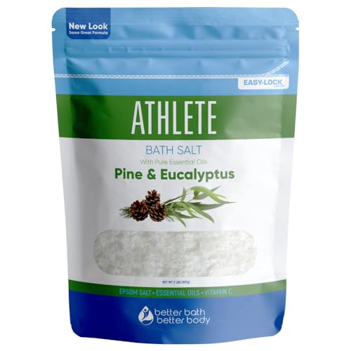 Athlete Bath Soak & Bubble Bath - Post-Workout Relief with Essential Oils & Vitamin C - 32oz