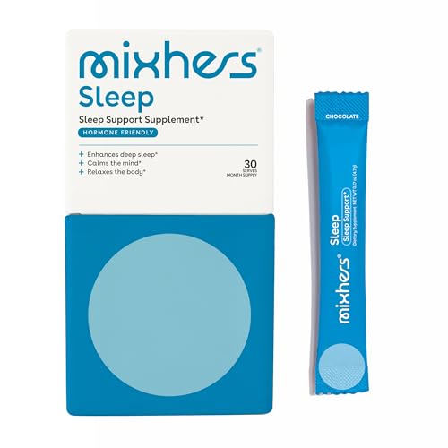 Mixhers Sleep Supplement - Deep Sleep Support with Ashwagandha & Melatonin - 30 Packets