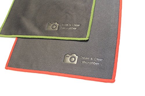 Ultra Premium Microfiber Cloths - Superior Cleaning for Lenses & Screens, 4 Pack - 6" x 6"