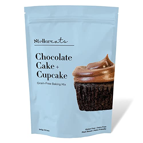 Stellar Eats Baking Mix - Gluten-Free, Dairy-Free, Non-GMO, Plant-Based Chocolate Cake - 1 Pack