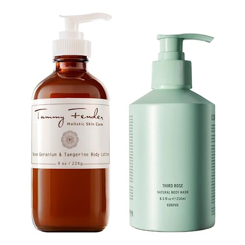 TAMMY FENDER & CORPUS Body Wash & Lotion Set - Moisturizing, Vegan, Cruelty-Free - 8oz + 8.5oz