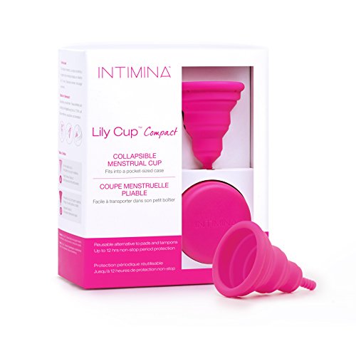 Intimina Lily Cup Compact - Comfortable Menstrual Cup, Body-Safe Silicone, Size B