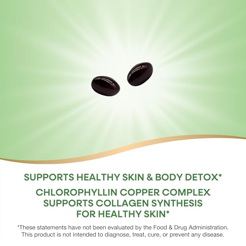 Nature’s Way Chlorofresh Chlorophyll Supplement - Supports Detox & Healthy Skin - 90 Softgels