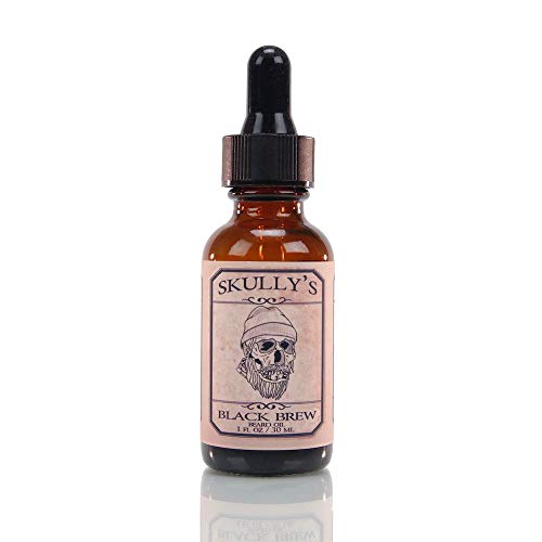 Skully's Beard Oil - Hydrates Skin, Softens Hair, Black Brew Coffee Scent - 1 fl. oz.