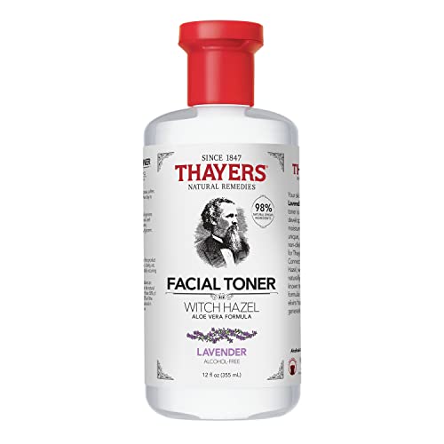 THAYERS Witch Hazel Toner - Calming Lavender, Alcohol-Free, Refreshing Formula - 12 Fl Oz