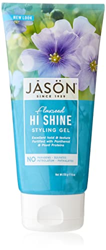 Jason Hair Gel - Enhances Shine & Volume with Flaxseed & Plant Proteins - 6oz