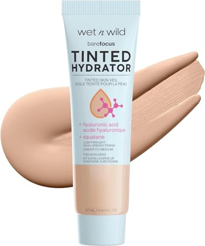 wet n wild Tinted Moisturizer - Hydrating, Oil-Free, Cruelty-Free - Porcelain, Matte Finish