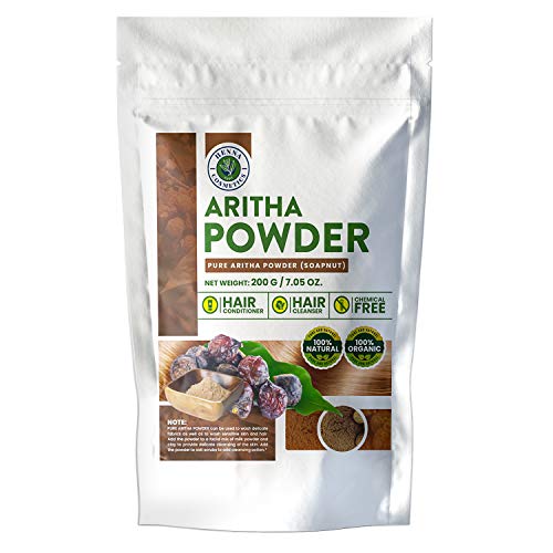 Henna Cosmetics Hair Care Treatment - Natural Shampoo & Conditioner, 100% Raw Aritha Powder - 200g