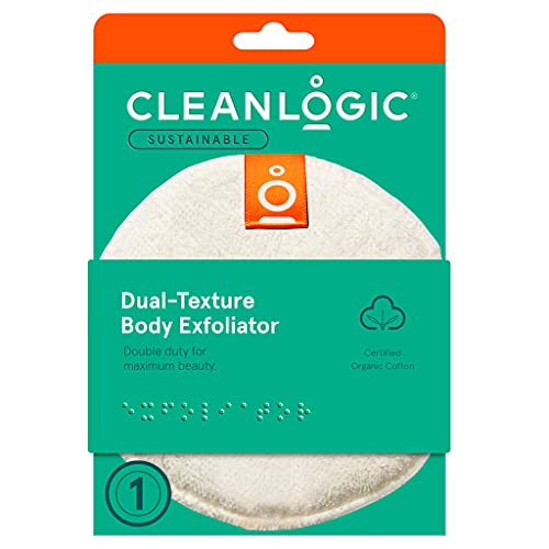 CleanLogic Body Exfoliant - Certified Organic, No Animal Testing, Pack of 6 - 1 Each