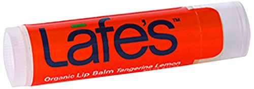 Lafe's Organic Lip Balm - Nourishing Beeswax & Natural Oils, Tangerine Lemon Flavor - 0.15oz