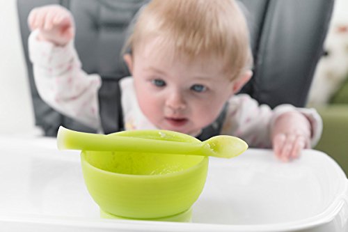 Olababy Silicone Steam Bowl - Nutrient Retaining Baby Puree Steamer, BPA-Free - Heat Safe to 428F