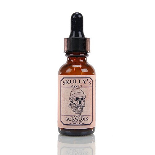 Skully's Backwoods Beard Oil - Promotes Growth, Softens & Hydrates - Woodsy Scent, 1 fl oz