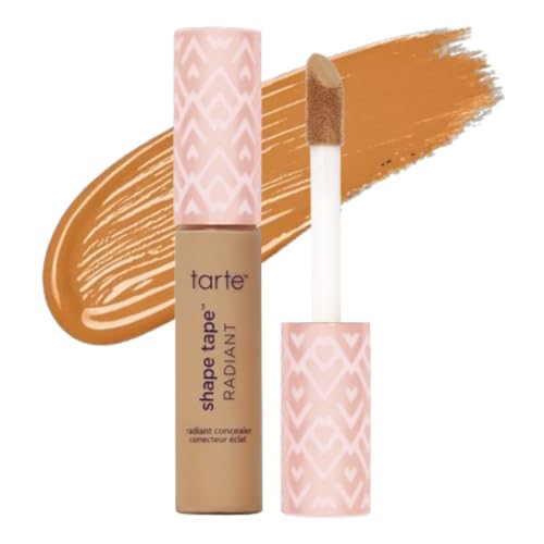 Tarte Shape Tape Radiant Concealer - Medium Coverage, Hydrating, Vegan - Medium Tan Golden, 37g