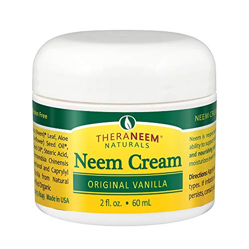 Original Organix South Thera Neem Cream - Hydrating & Nourishing, Gluten-Free - 2oz Vanilla