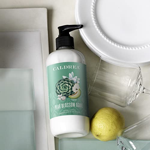 Caldrea Body Lotion - Hydrating Shea Butter & Aloe, Pear Blossom Agave Scent - 10.8oz