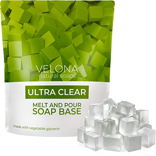 Velona Glycerin Soap Set - Moisturizing, Non-GMO, Cruelty-Free, Pre-Cut Cubes - 2 LB