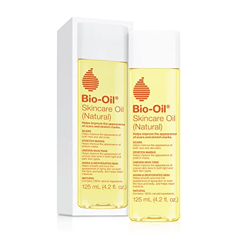 Bio-Oil Skincare Oil - Reduces Scars & Stretch Marks, Natural Oils for All Skin Types - 4.2oz